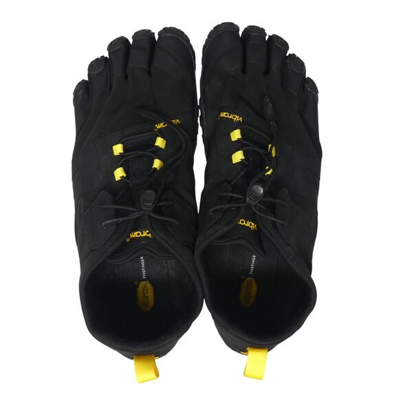 Vibram Five Fingers V-Trail 2.0 Black Yellow Running Trail Barefoot Shoes main image 7